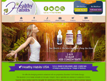 Tablet Screenshot of healthyhabitsusa.com